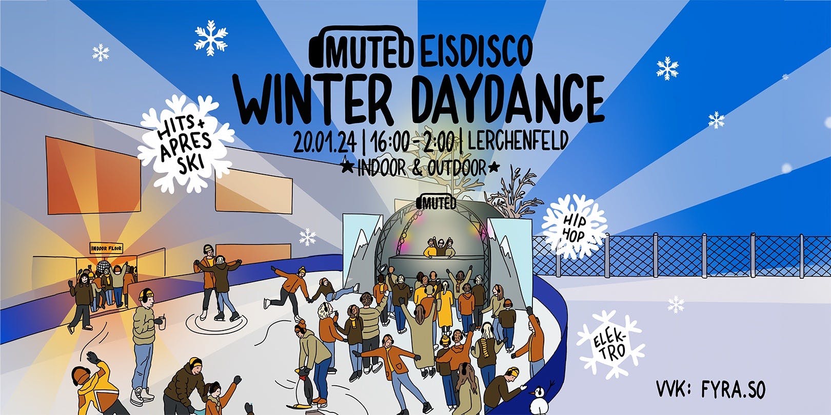 Titelbild MUTED EIS DISCO - Winter Day Dance 