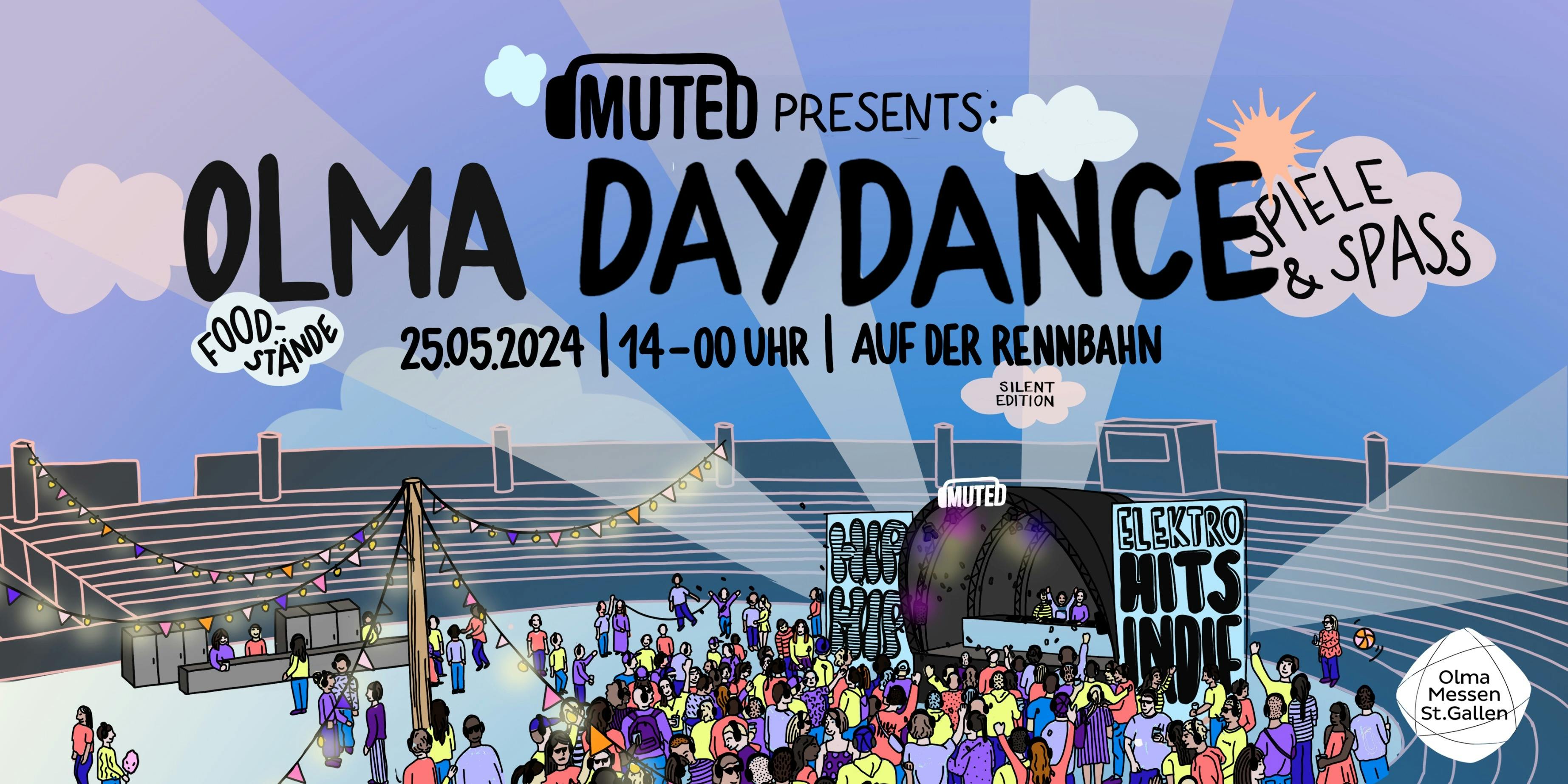 Titelbild MUTED Day Dance auf der Rennbahn - Olma Messen 