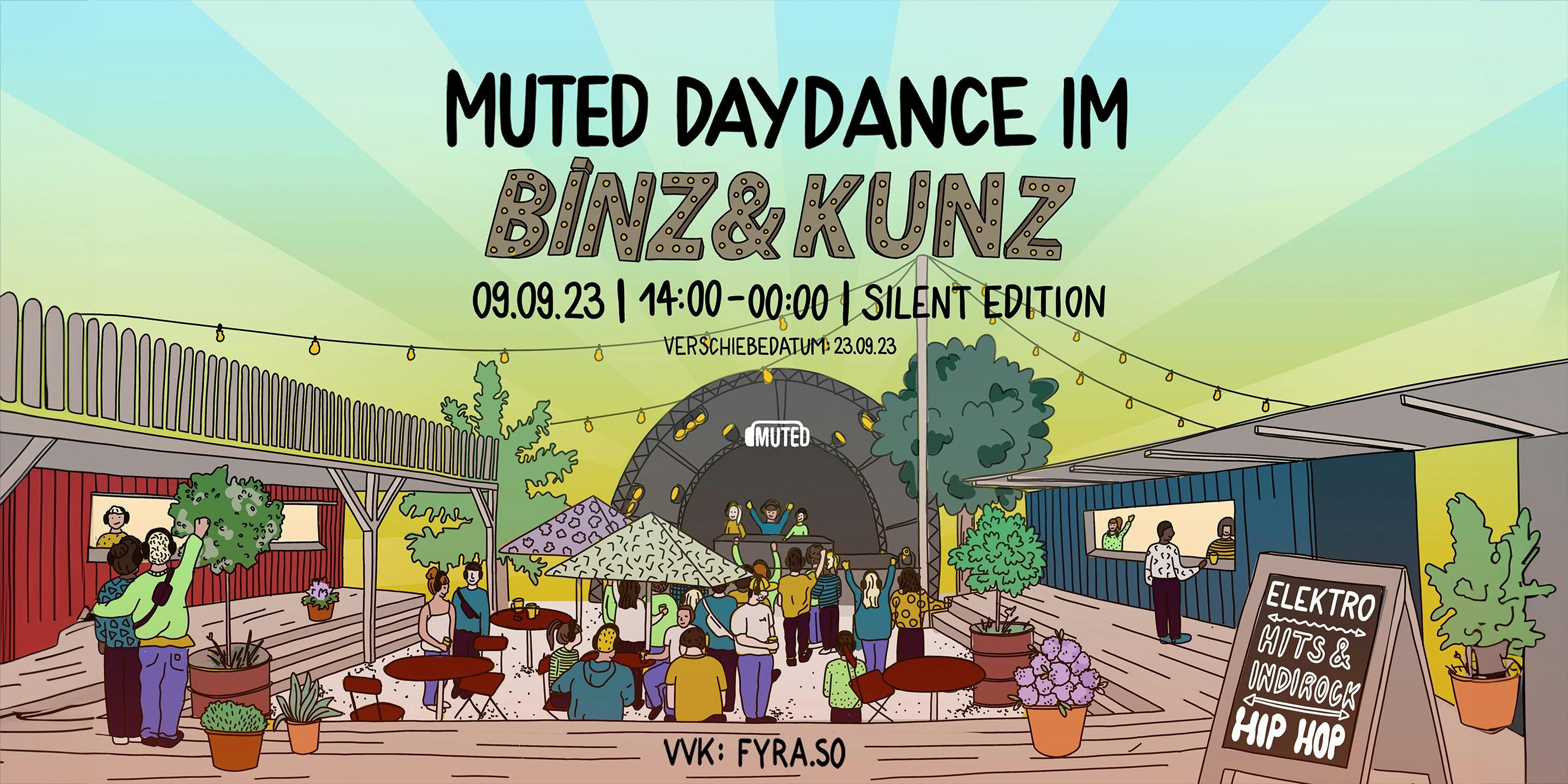 Titelbild MUTED Day Dance im Binz & Kunz - Zürich 